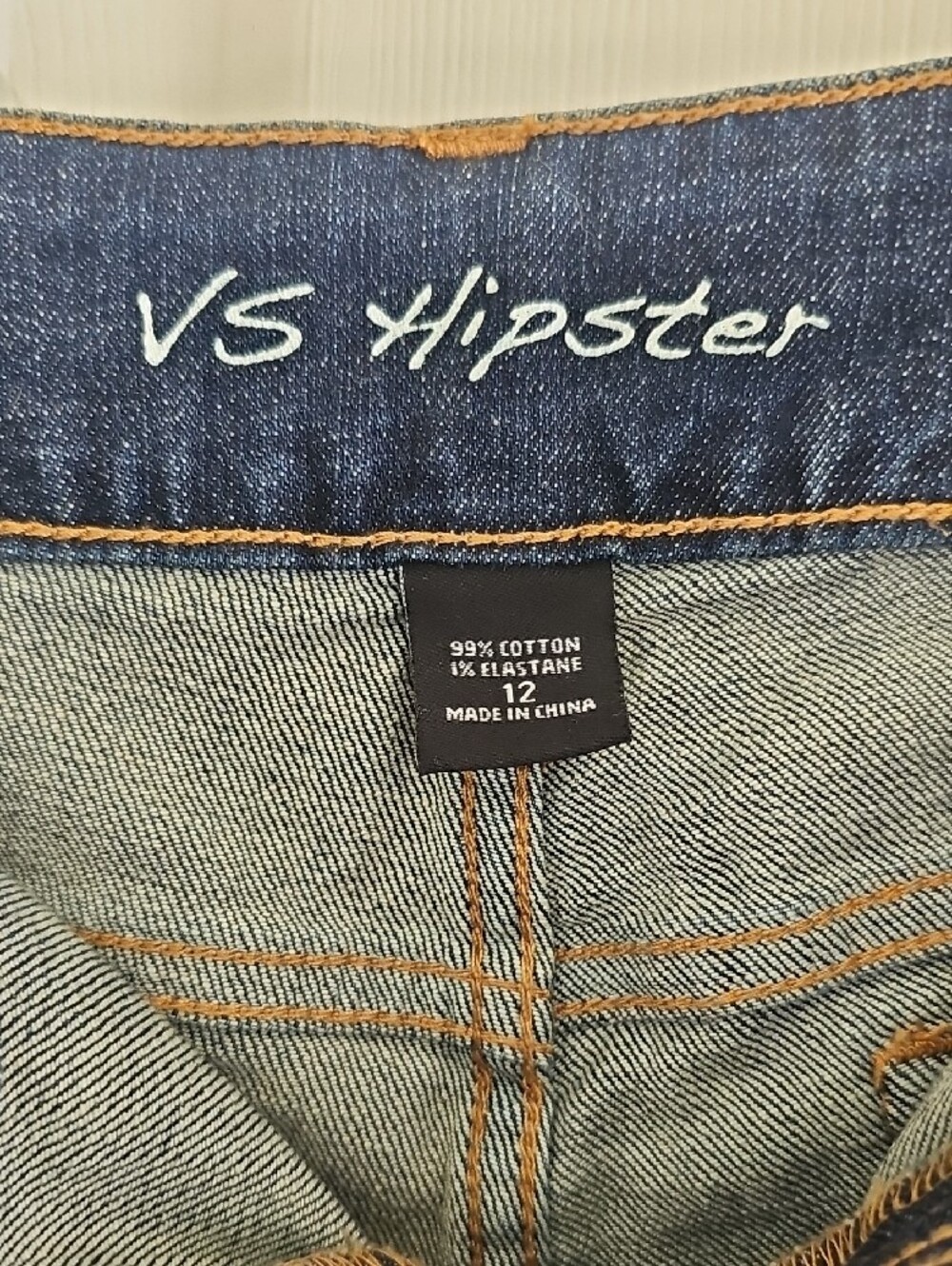 VS The Hipster Dark Indigo Denim Shorts - Picture 2 of 8